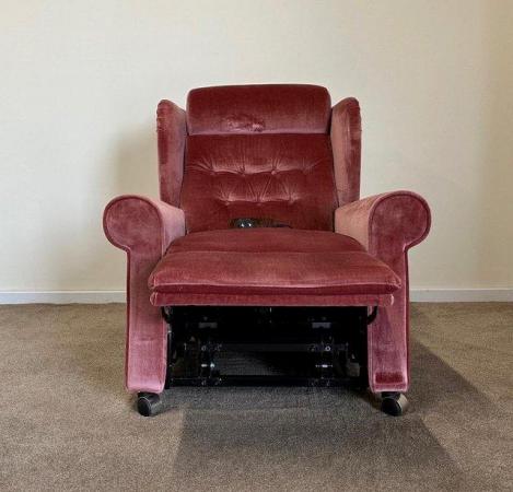 Image 5 of LUXURY ELECTRIC RISER RECLINER ROSE PINK CHAIR ~ CAN DELIVER