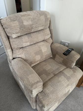 Image 1 of HSL Electric Rise/Recline Chair + Matching HSL Sofa