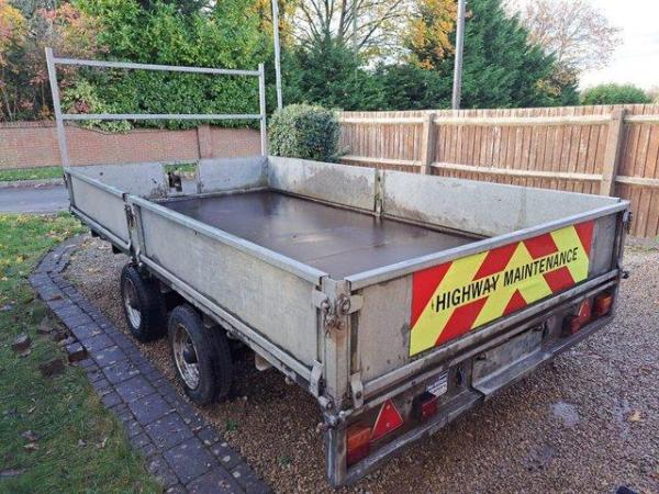 Image 1 of Ifor Williams LM-12-6-G 12ft X 6.6ft dropside trailer
