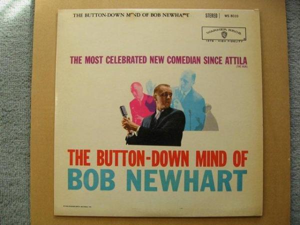 Image 1 of The Button-Down Mind of Bob Newhart Vinyl LP Stereo Warn