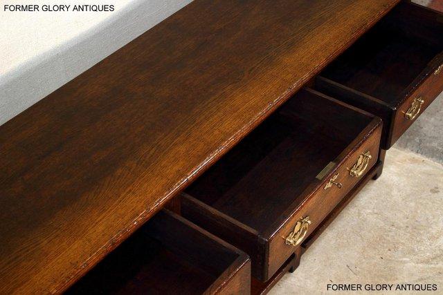 Image 79 of TITCHMARSH AND GOODWIN OAK DRESSER BASE SIDEBOARD HALL TABLE
