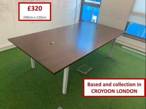 Image 6 of Office Boardroom Meeting COnference Table Desk