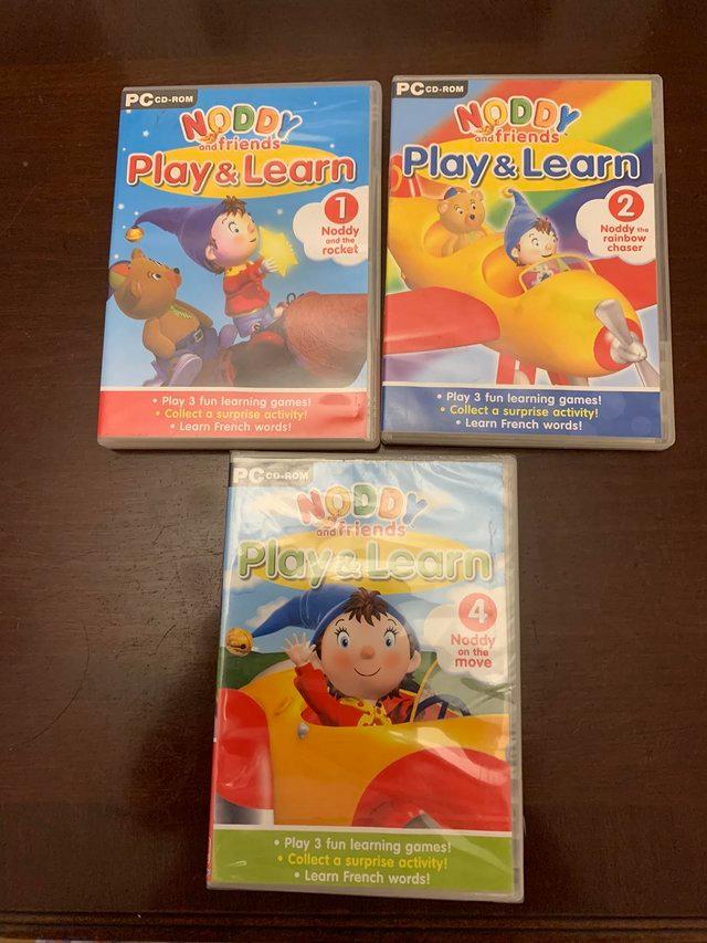 Preview of the first image of 25 new Noddy Play & Learn PC CD roms.