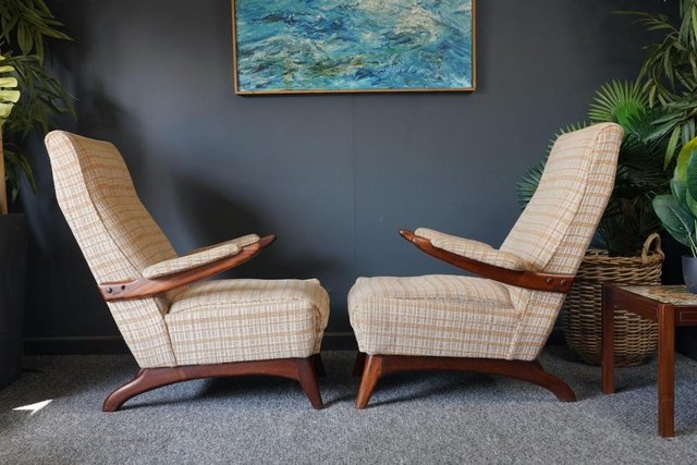 Image 2 of Mid Century Greaves & Thomas Rosewood Armchairs