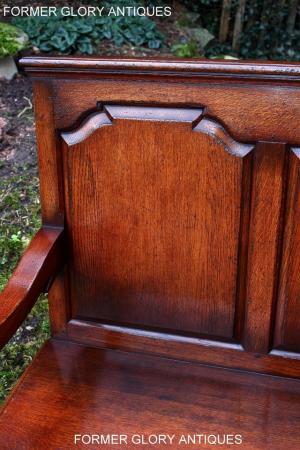 Image 85 of A TITCHMARSH AND GOODWIN TAVERN SEAT HALL SETTLE BENCH PEW