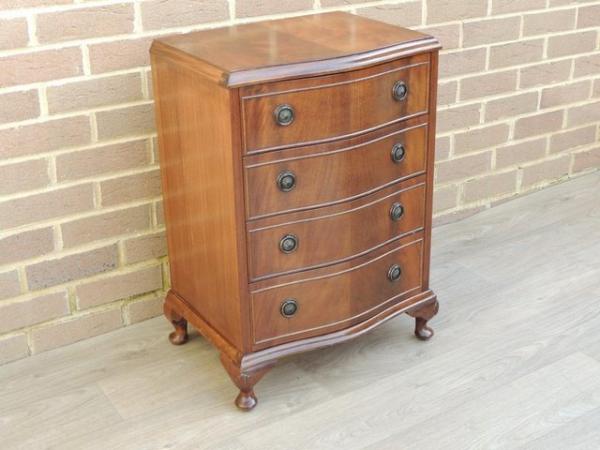 Image 2 of Queen Anne Vintage Side Chest (UK Delivery)