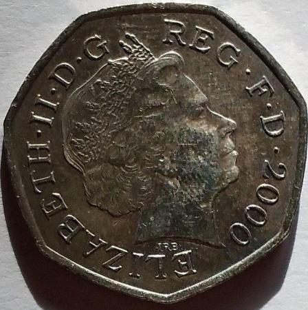 Image 1 of Libraries 50p Coin in very good condition