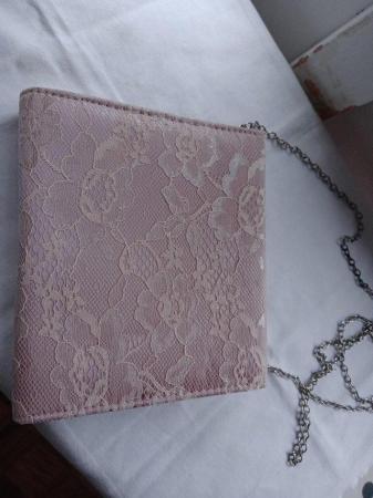 Image 1 of Small rose pink coloured evening bag