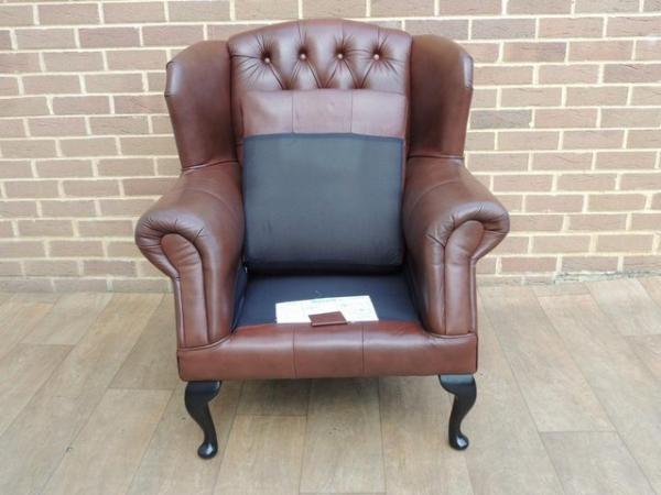 Image 15 of Wyvern Queen Anne Armchair (UK Delivery)