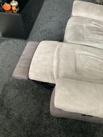 Image 2 of 2 seater electric recliner sofa