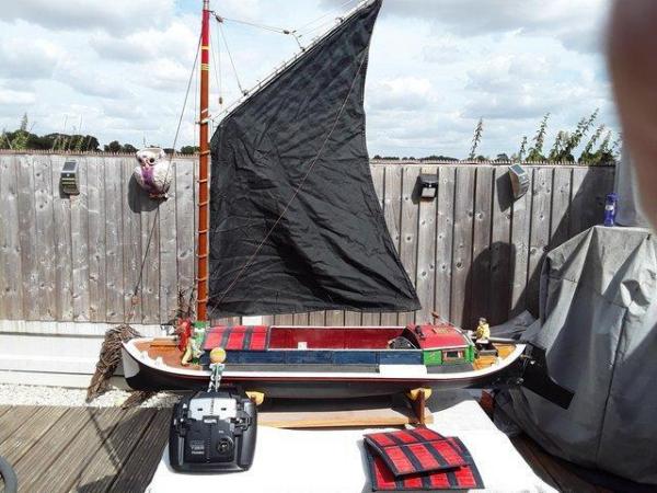 Image 7 of Model remot sailing norfolk wherry