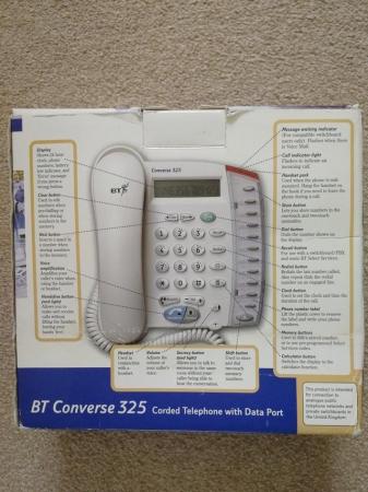 Image 3 of BT Converse 325 Corded Telephone with Data Port