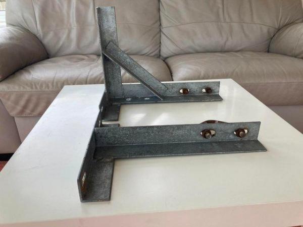 Image 3 of 12" Stand OffGalvanised Aerial support brackets & bolts