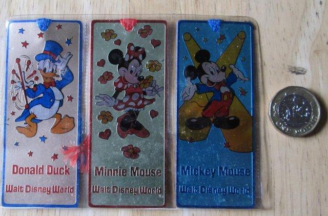 Preview of the first image of Vintage Disney metallic Book Marks.
