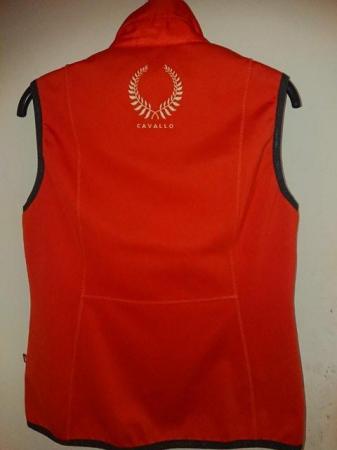 Image 3 of Cavallo Ladies Gilet (Color: Red/Orange) Size40 (UK Size 12)