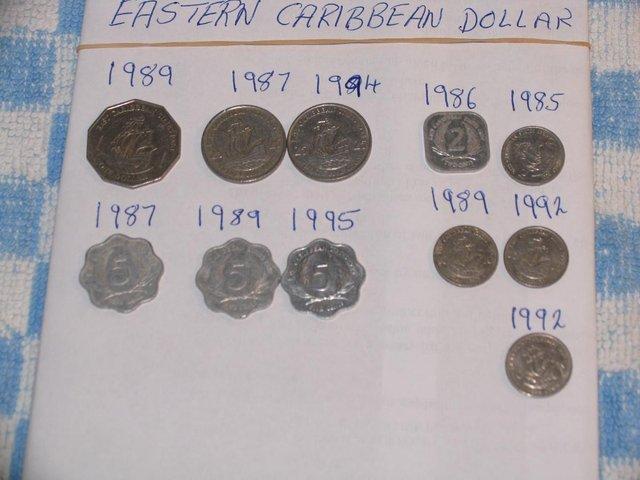 Preview of the first image of Coin Collectors Eastern Caribbean Coins 1980/90,s.