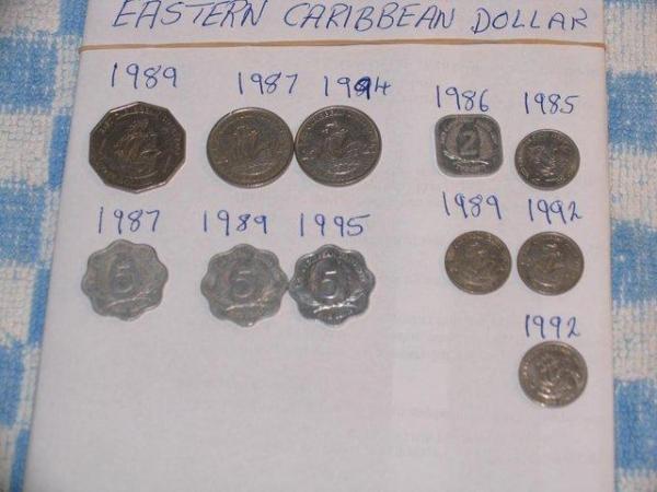 Image 1 of Coin Collectors Eastern Caribbean Coins 1980/90,s