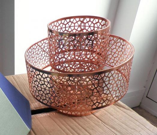 Image 1 of METAL LIGHT SHADE (COPPER / ROSE GOLD)