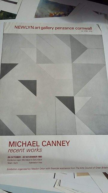 Preview of the first image of Michael Canney - Newlyn Art Gallery advertising poster.