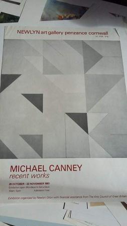 Image 1 of Michael Canney - Newlyn Art Gallery advertising poster