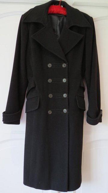 Preview of the first image of Next Ladies Wool Blend Coat Size 14.