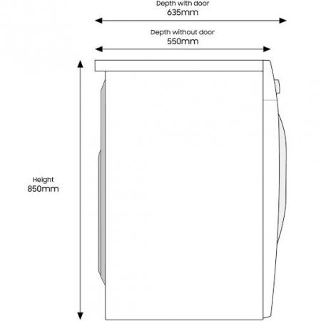 Image 3 of (Like New) Samsung Series 5 ecobubble™ 9Kg Washing Machine