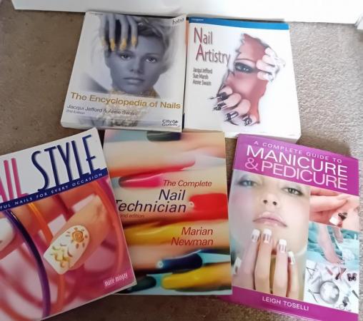 Image 1 of Set of manicure/ pedicure nail Art books x 5