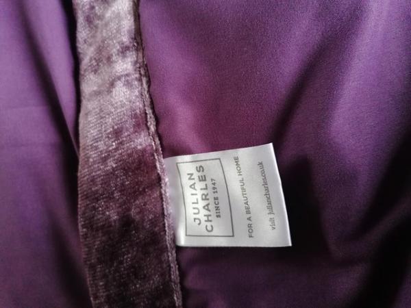 Image 6 of Plum/Purple Bed Throw by Julian Charles