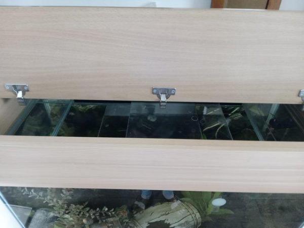 Image 11 of Fish tank, mixed stocked,  various, incl cabinet and equipm
