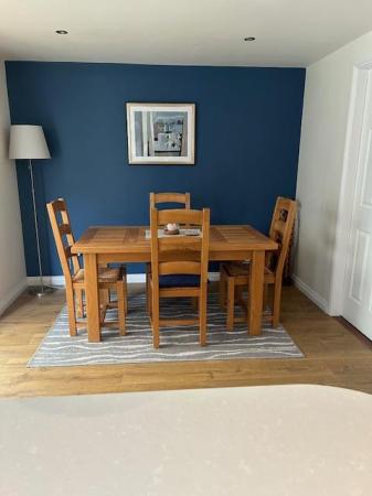 Image 3 of Pine Dining Table and Six Chairs