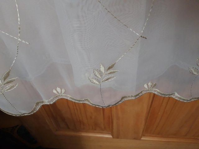 Preview of the first image of BRAND NEW PRETTY CREAM VOILES!.