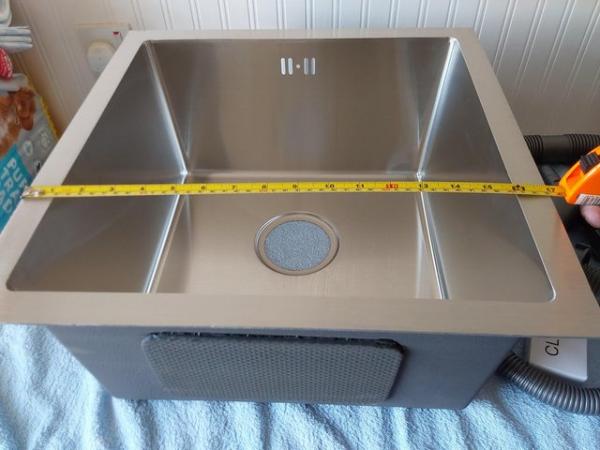 Image 1 of Stainless Steel sink with waste fittings