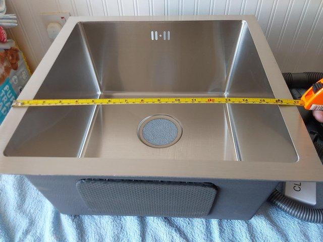 Preview of the first image of Stainless Steel sink with waste fittings.