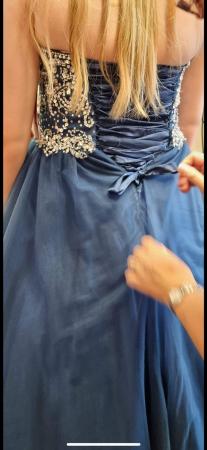 Image 2 of prom dress for sale -blue