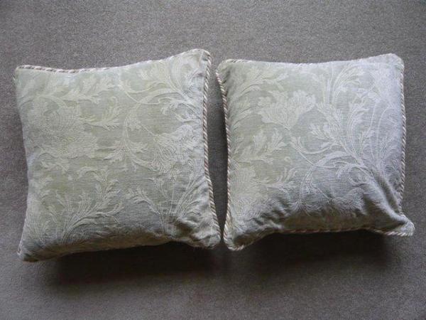 Image 1 of Cushions - pair with cord edging