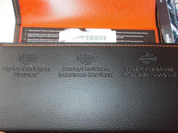 Image 4 of New Harley Davidson Document Wallet Folder and used Book