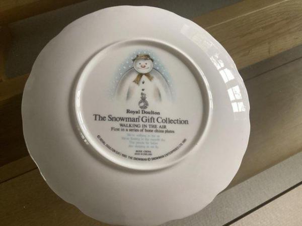 Image 2 of Royal Doulton  Snowman  gift collection decorative plate