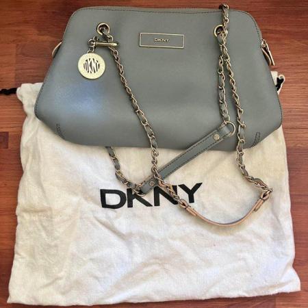 Image 2 of DKNY Dusty Blue Bryant Park Purse Bag