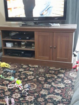 Image 2 of FREE TO COLLECT/ TV cupboard dark wood excellent condition