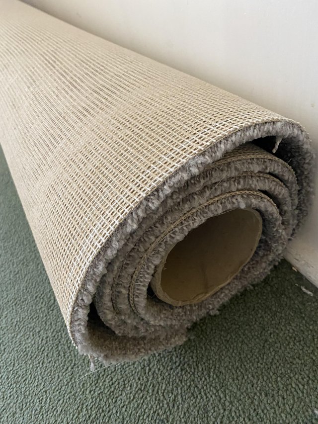 Preview of the first image of New grey carpet remnant for sale.