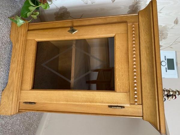 Image 3 of Solid Wood Music Display Cabinet