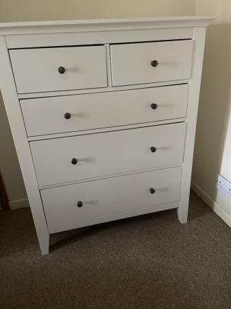 Image 1 of Dunelm bedroom drawers - excellent condition