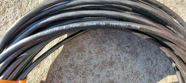 Image 2 of Cat 6 cable – Black 4 pair x 14.5.m