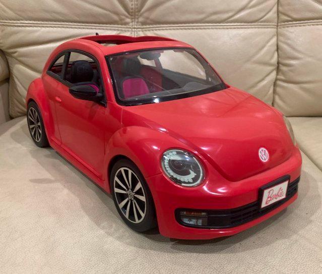 Preview of the first image of Barbie Volkswagen Beetle car accessory.