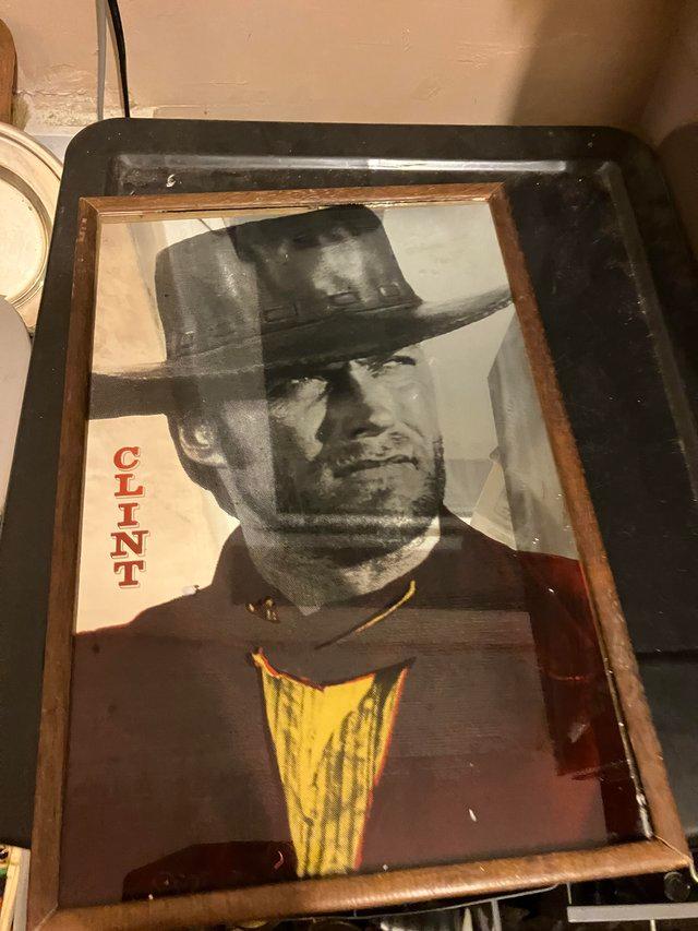 Preview of the first image of Clint Eastwood western mirror.