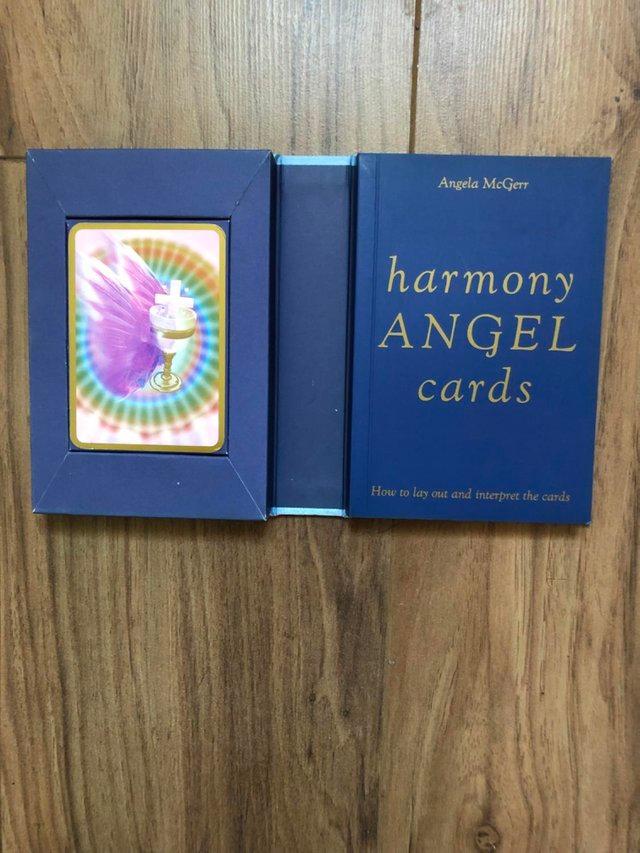 Preview of the first image of Angel Cards with book of each card explained.