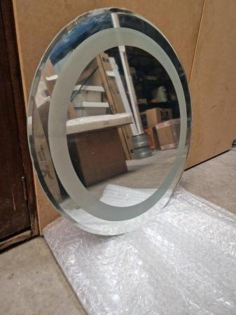 Image 1 of Franklite Circular illuminated bathroom mirror