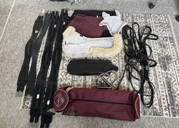 Image 1 of Horse Tack Job Lot - Including Le Mieux Half Pad & Others