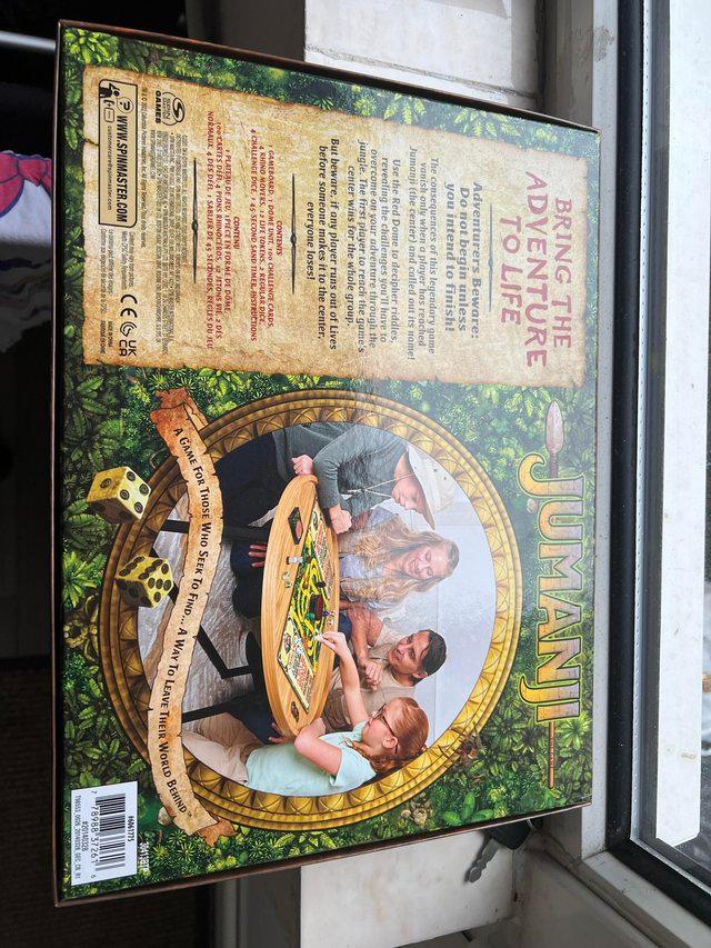 Preview of the first image of Jamanji family board game for sale.