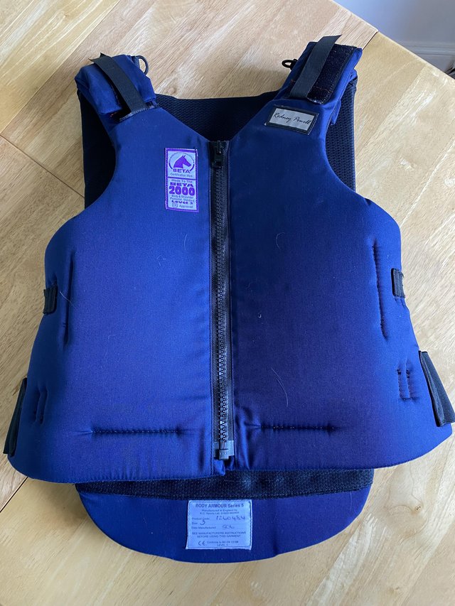 Preview of the first image of Rodney Powell Beta 2000 series 5 body and shoulder protector.